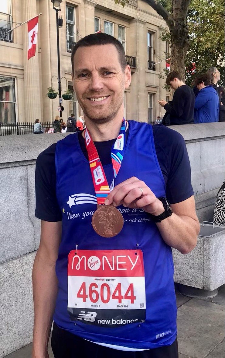 Gregor   with medal