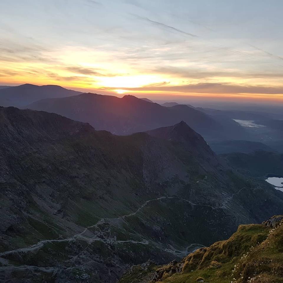 Sunrise on Scafell