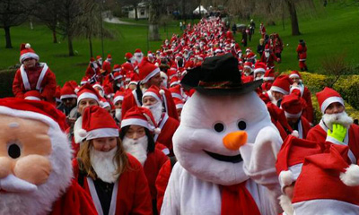 Edinburgh Santa Fun Run & Walk