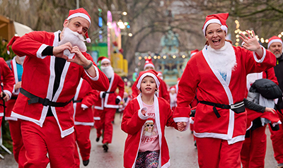 Edinburgh Santa Fun Run & Walk