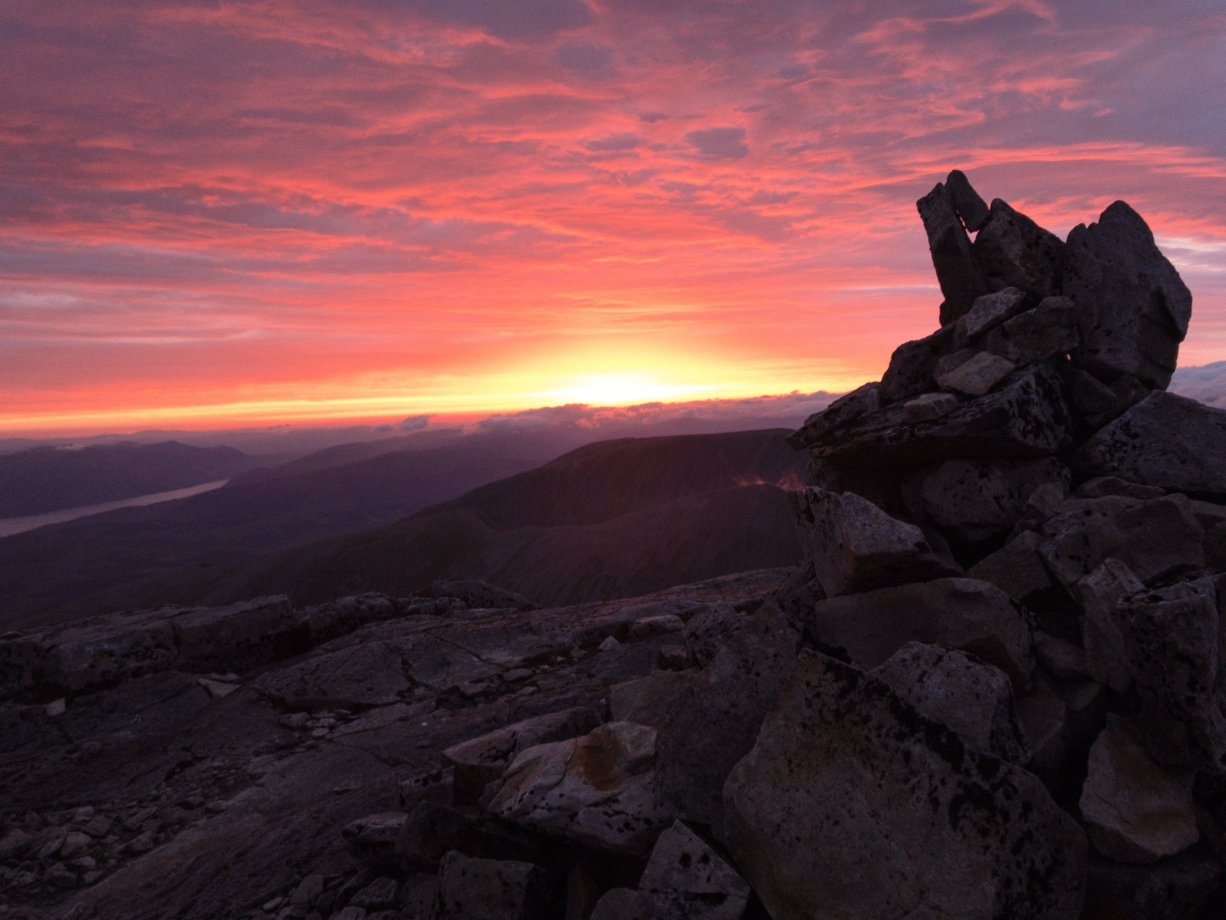 Sunrise on Scafell