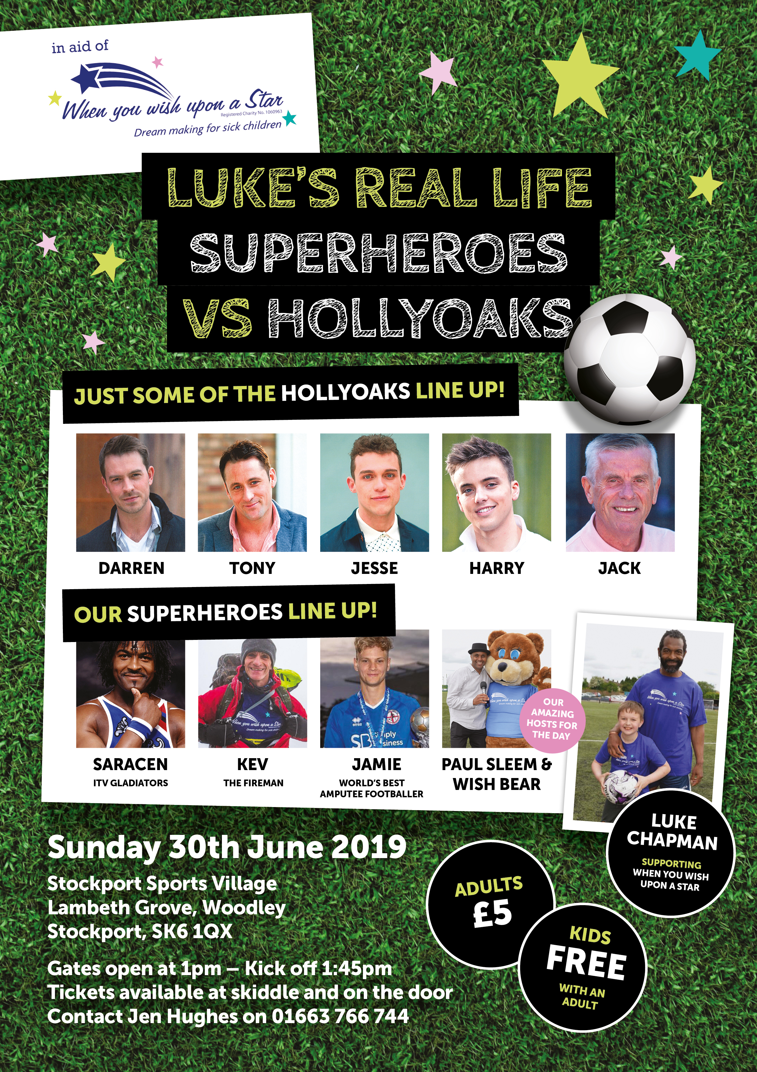 Hollyoaks Football Poster AW
