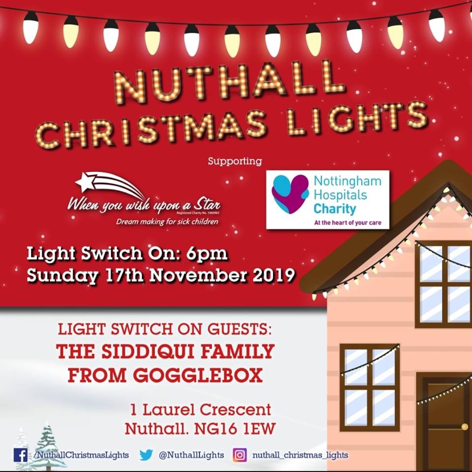 Nuthall lights switch on