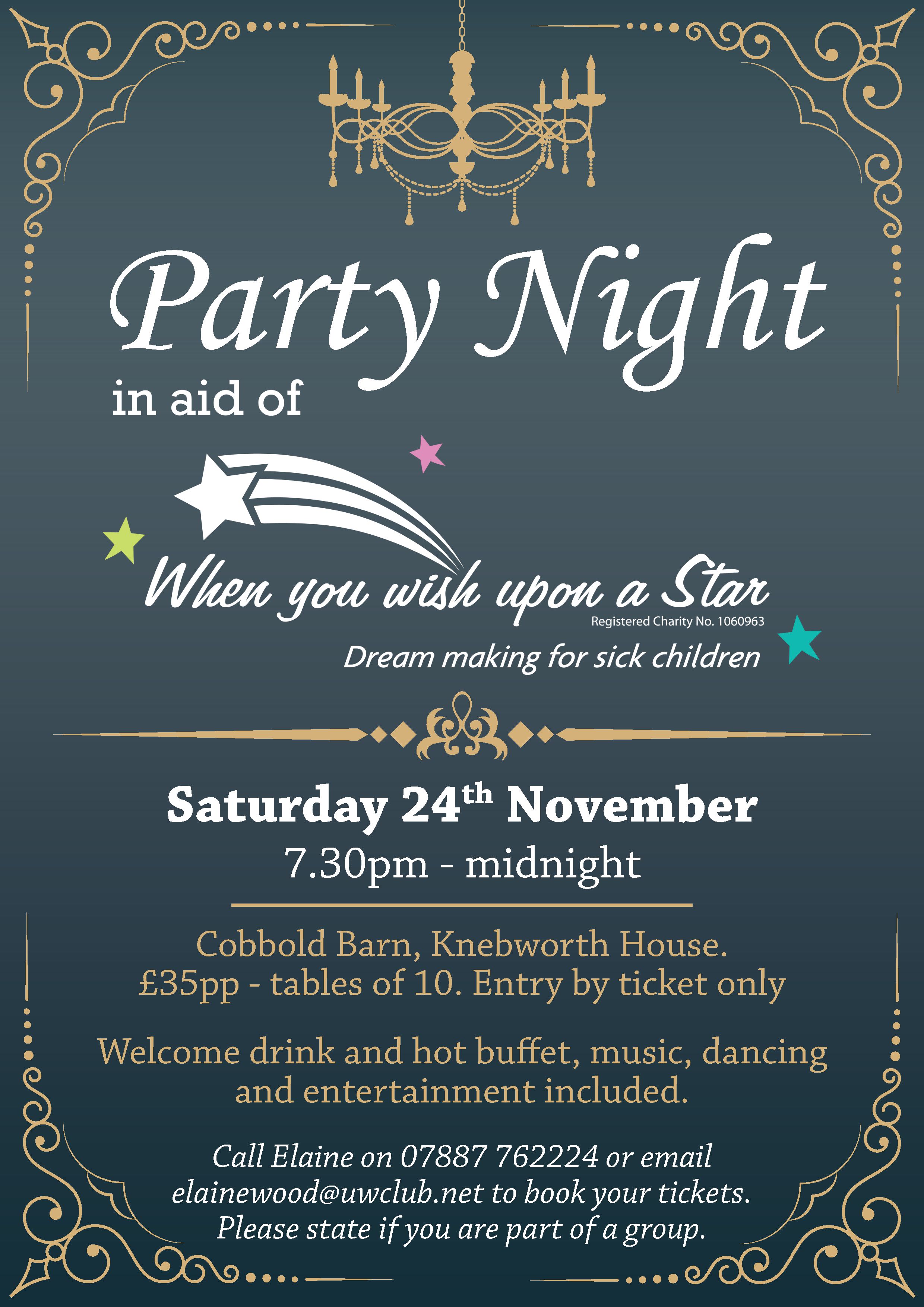 Party Night Poster (1) Elaine Wood