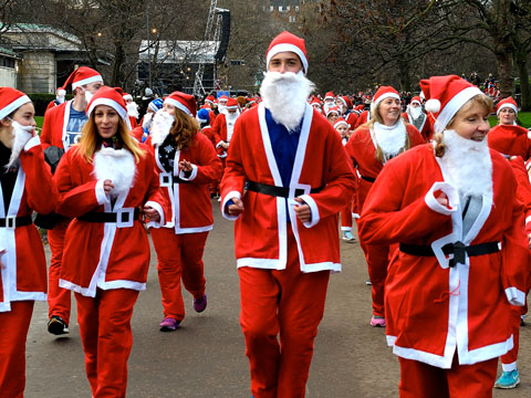 Santa run