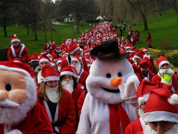 Edinburgh Santa Fun Run and Walk